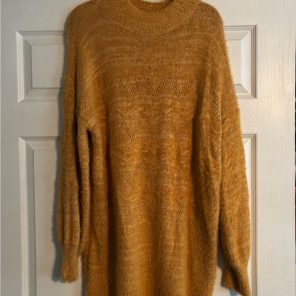 LC Lauren Conrad Warm Amber Turtleneck Sweater